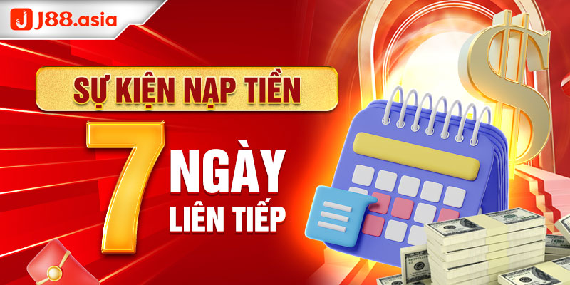 Sự kiện nhận thưởng nếu nạp tiền trong 7 ngày